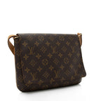 Louis Vuitton Vintage Monogram Canvas Musette Tango Shoulder Bag (SHF-KMDI1u)
