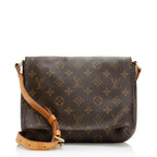 Louis Vuitton Vintage Monogram Canvas Musette Tango Shoulder Bag (SHF-xSc04e)