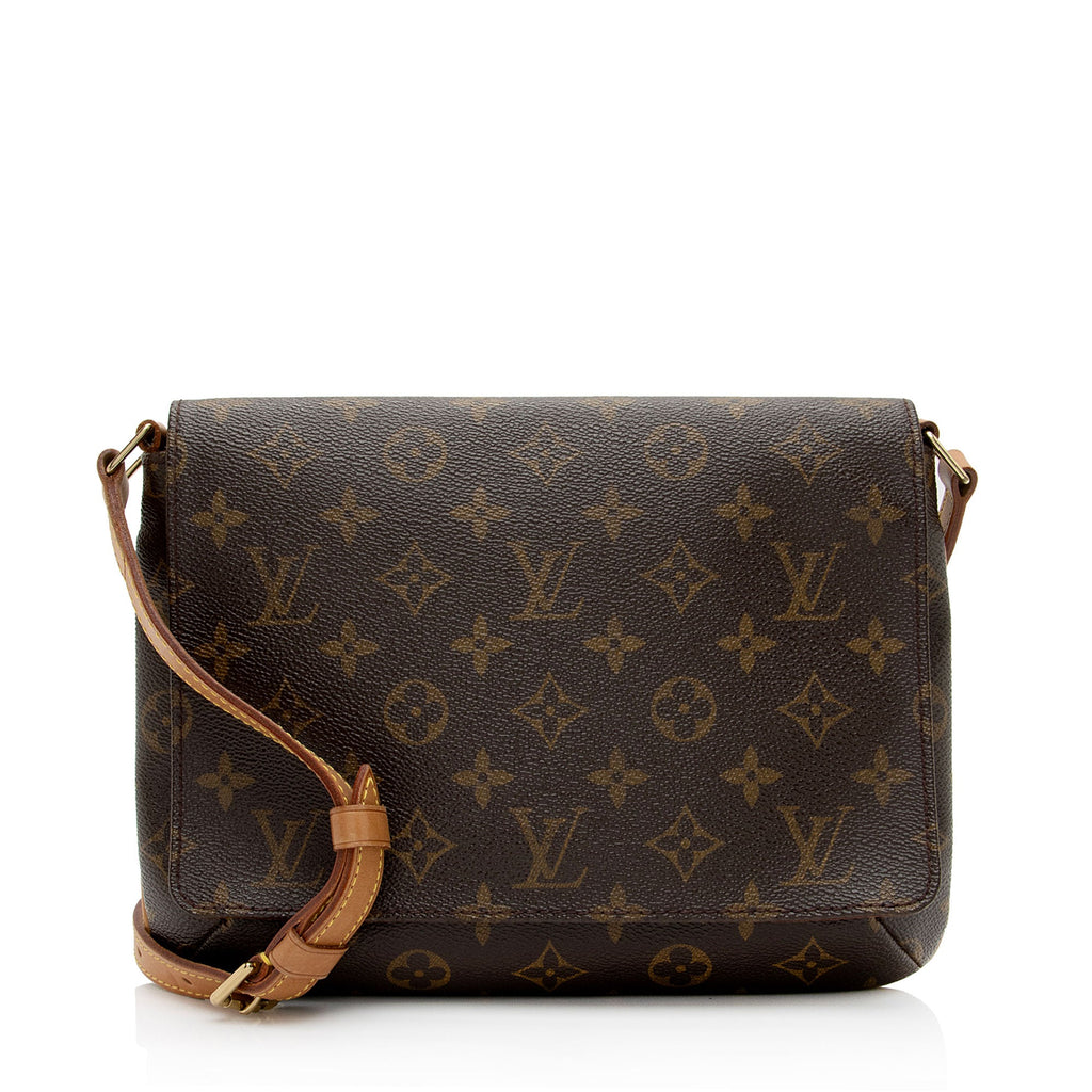 Louis Vuitton Vintage Monogram Canvas Musette Tango Shoulder Bag (SHF-SAbBw1)