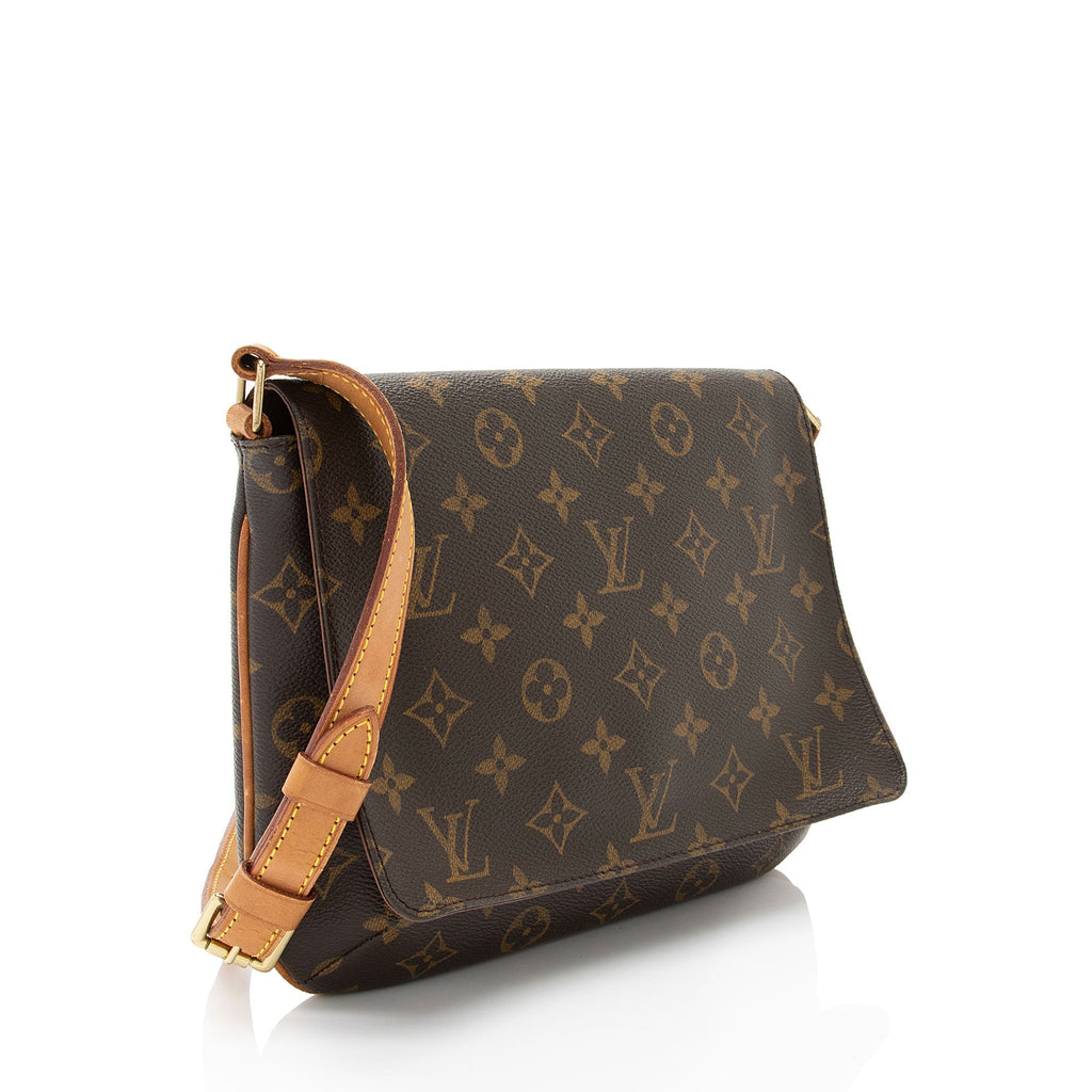 Louis Vuitton Vintage Monogram Canvas Musette Tango Shoulder Bag (SHF-RSn9Bq)