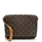Louis Vuitton Vintage Monogram Canvas Musette Tango Shoulder Bag (SHF-1tVxAu)