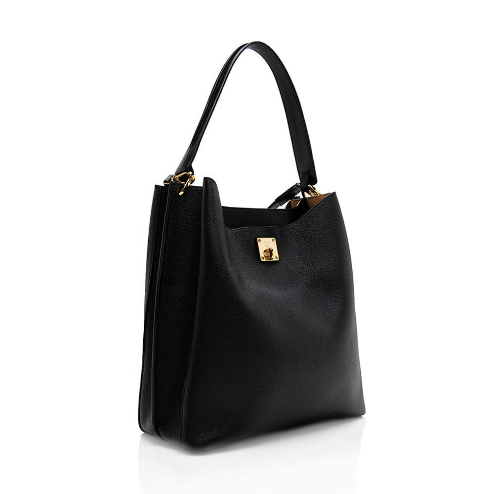 MCM Calfskin Milla Large Hobo (SHF-18232)