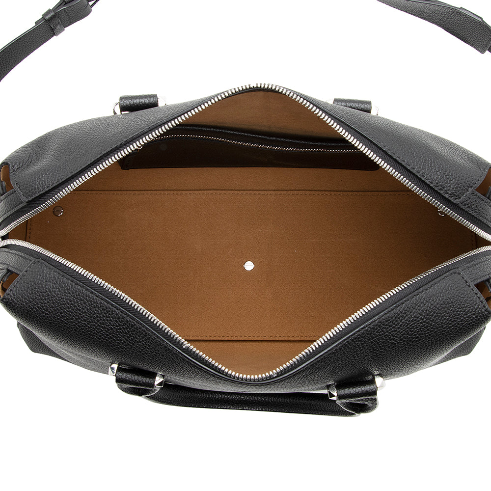 MCM Grained Calfskin Ella Large Boston Bag (SHF-19398)