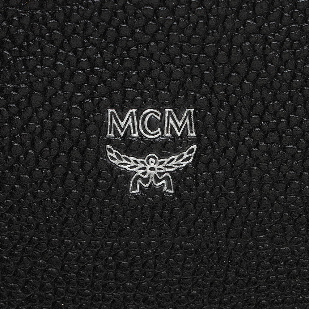 MCM Grained Calfskin Ella Large Boston Bag (SHF-19398)