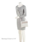 MCM Lambskin Crystal Studded Stark Special Pouch Medium Crossbody Bag (SHF-IC5owp)