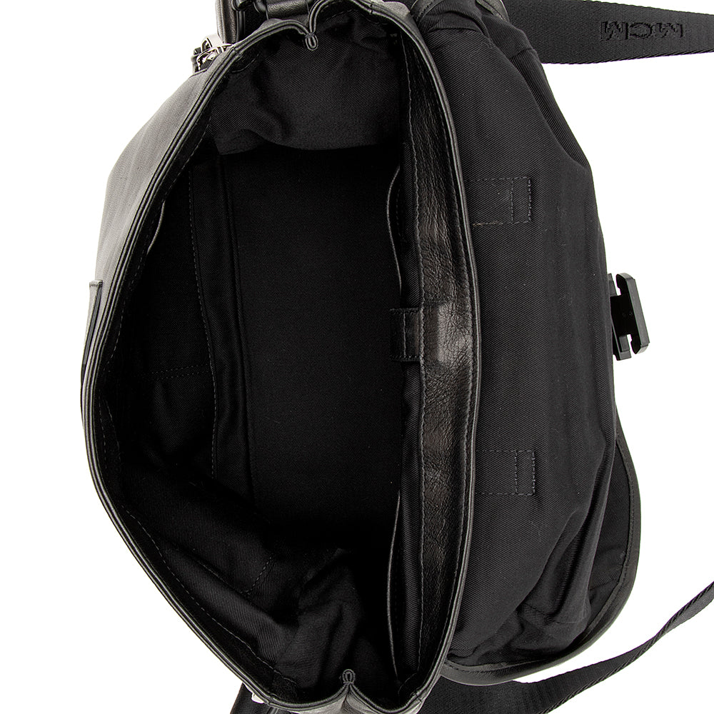 MCM Lambskin Killian Medium Messenger Bag (SHF-16468)