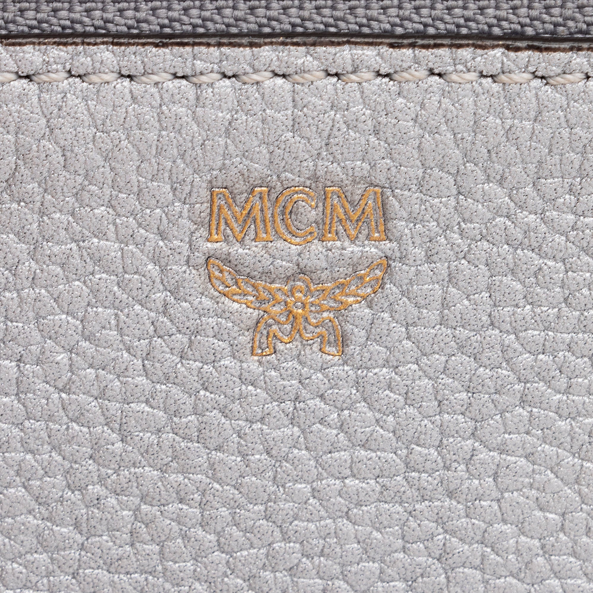 MCM Metallic Grained Calfskin Milla Crossbody (SHF-gFwHev)