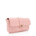 MCM Visetos Calfskin Logo Mode Travia Small Shoulder Bag