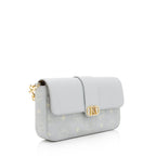 MCM Visetos Calfskin Logo Mode Travia Small Shoulder Bag (SHF-VNvUOS)