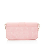 MCM Visetos Calfskin Logo Mode Travia Small Shoulder Bag (SHF-KNeT3n)