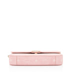 MCM Visetos Calfskin Logo Mode Travia Small Shoulder Bag (SHF-KNeT3n)