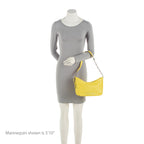 Marc Jacobs Calfskin Tempo Baguette Shoulder Bag (SHF-23283)