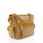 Marc Jacobs Coated Canvas Ostrich Stam Hobo