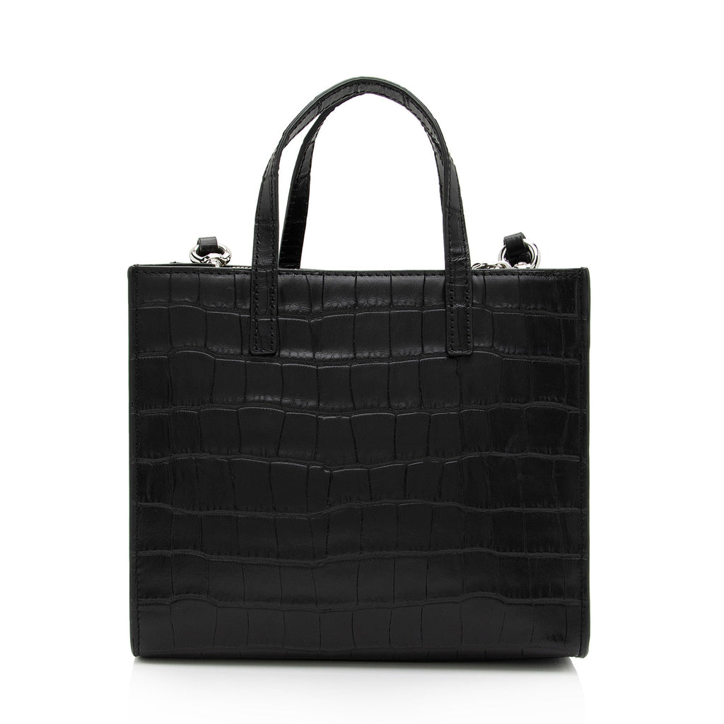 Marc Jacobs Croc Embossed Tote (SHF-hVnBLo)