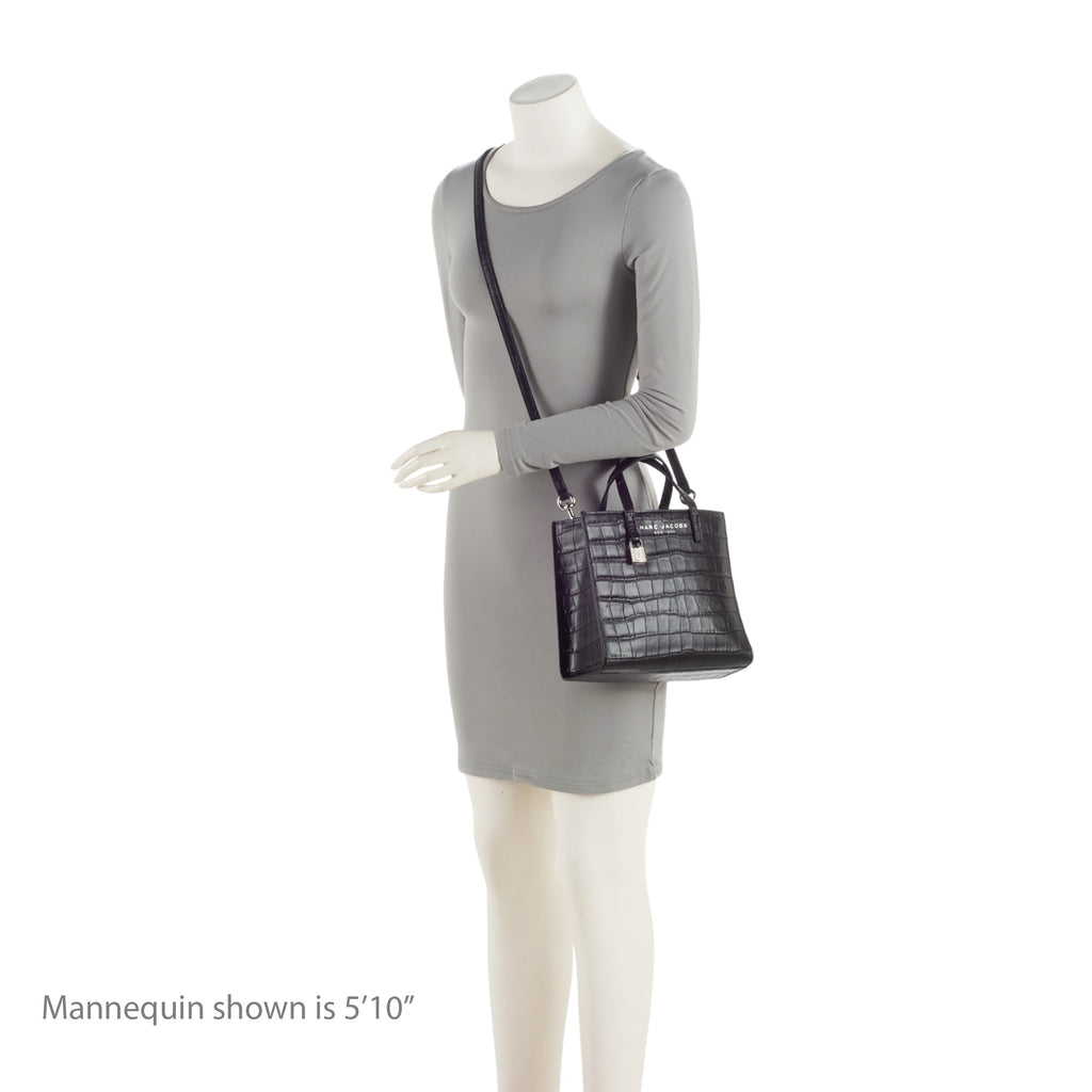 Marc Jacobs Croc Embossed Tote (SHF-hVnBLo)