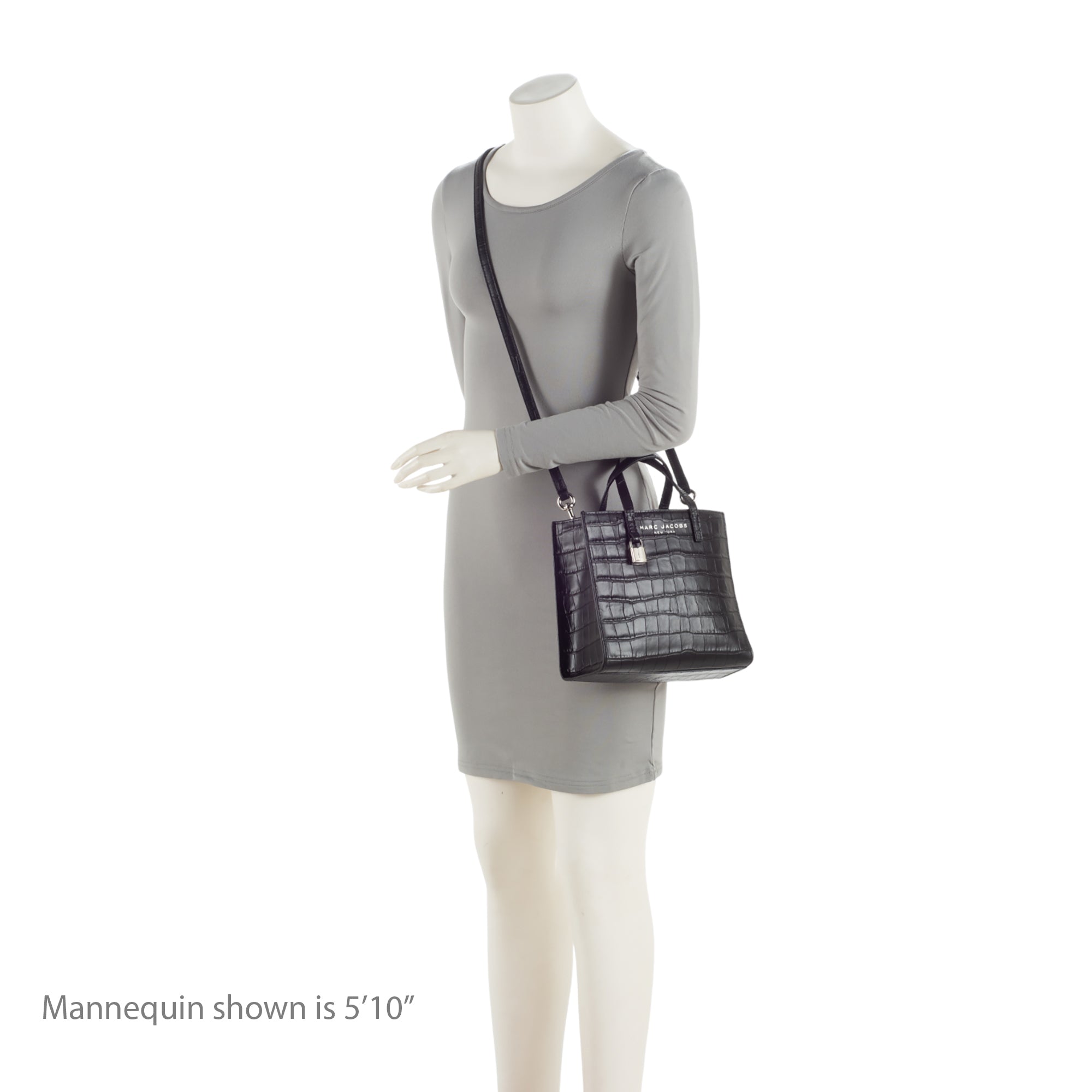 Marc Jacobs Croc Embossed Tote (SHF-hVnBLo)