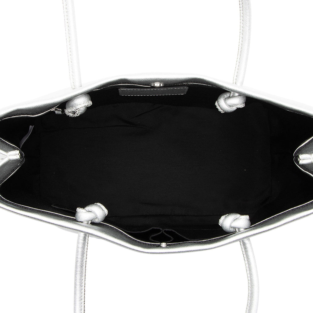 Marc Jacobs Embossed Leather Logo E/W Tote