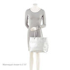 Marc Jacobs Embossed Leather Logo E/W Tote