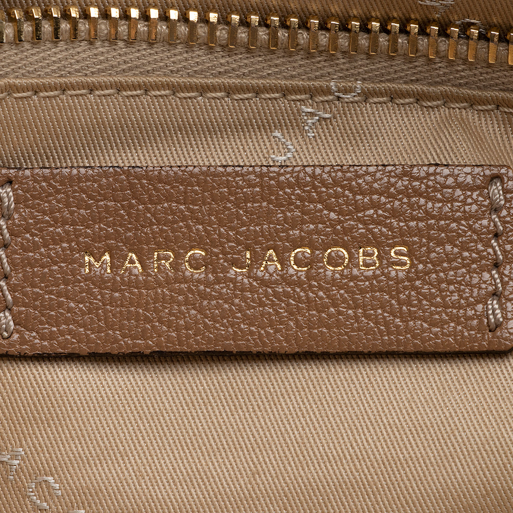 Marc Jacobs Glazed Leather Wellington Small Satchel (SHF-20809)