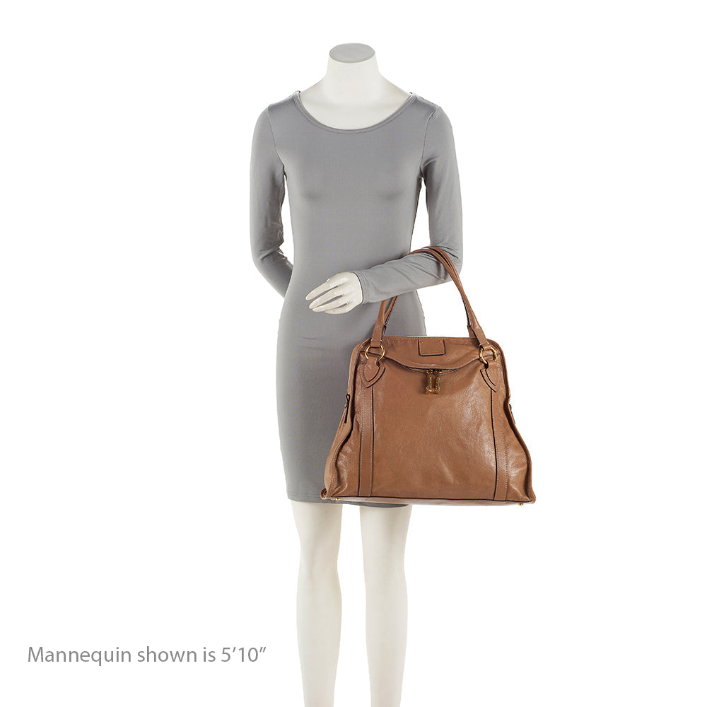 Marc Jacobs Glazed Leather Wellington Small Satchel (SHF-20809)