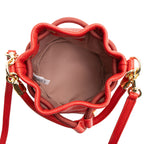 Marc Jacobs Grained Calfskin The Bucket Drawstring Mini Shoulder Bag (SHF-nNBPqo)