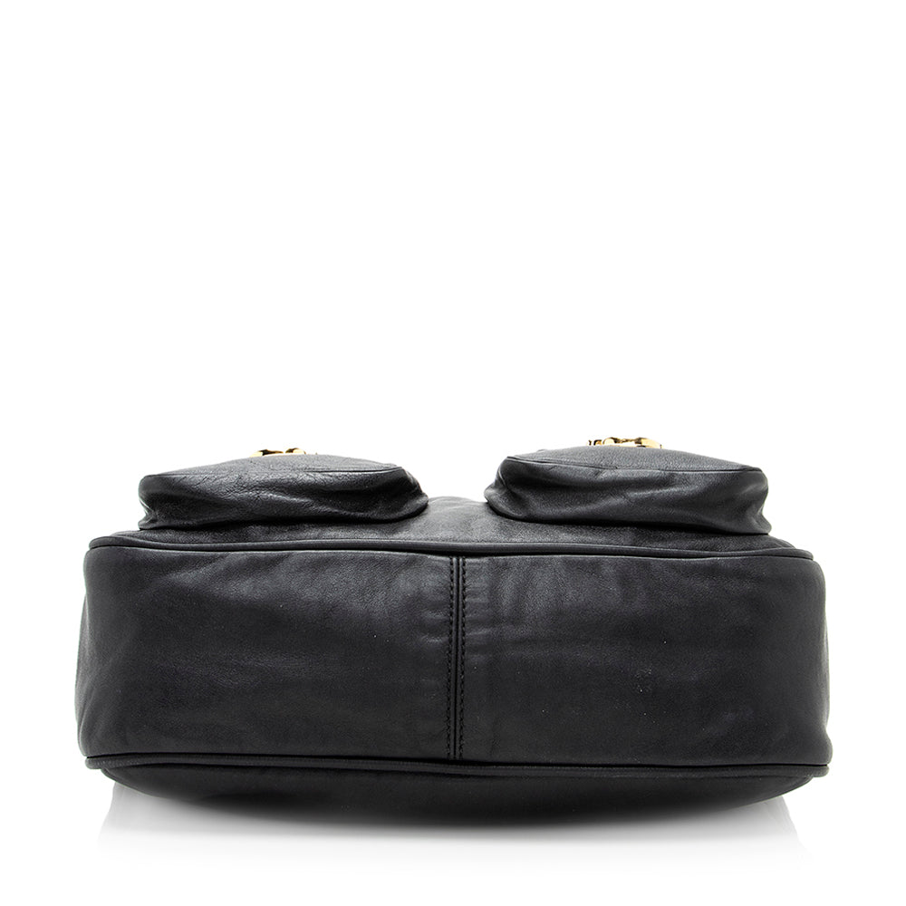 Marc Jacobs Leather Angela Hobo - FINAL SALE (SHF-19979)