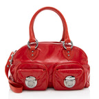 Marc Jacobs Leather Blake Satchel (SHF-17819)