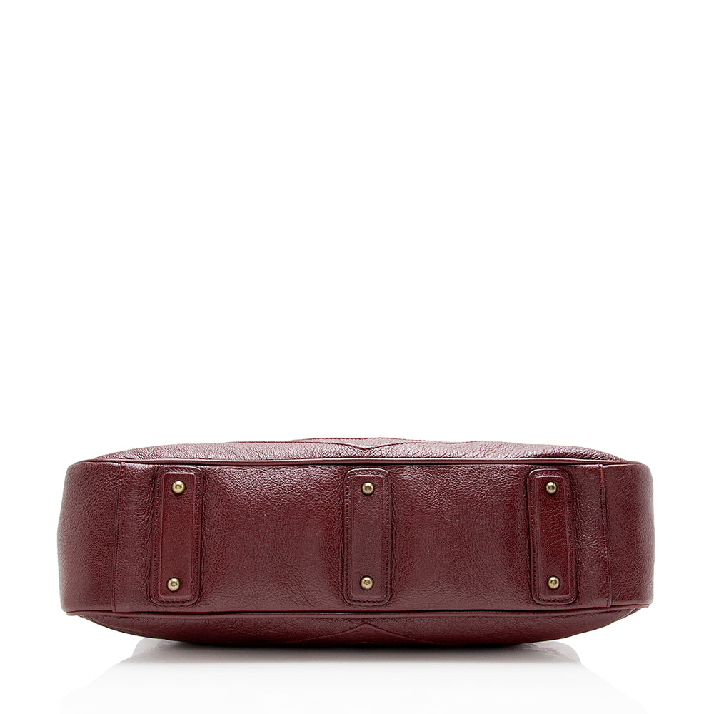 Marc Jacobs Leather Braided Framed Satchel - FINAL SALE (SHF-14123)