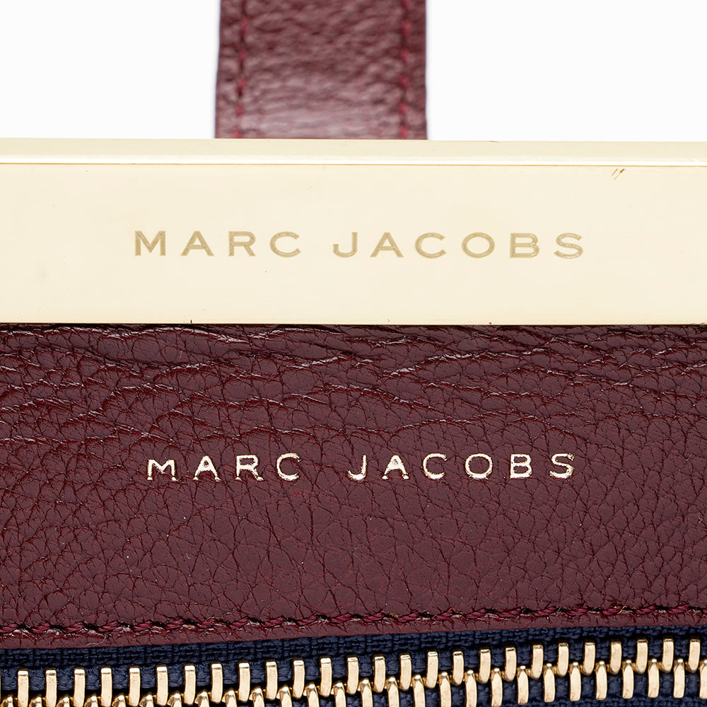 Marc Jacobs Leather Braided Framed Satchel - FINAL SALE (SHF-14123)