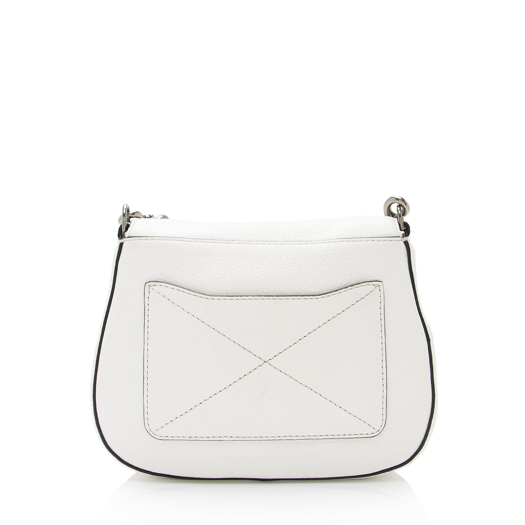 Marc Jacobs Leather Chipped Stud Recruit Nomad Shoulder Bag (SHF-aKW7Bn)