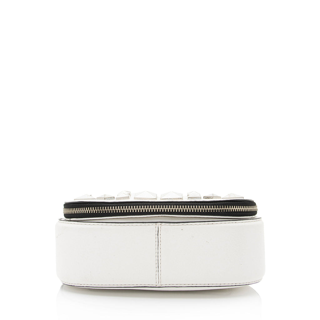 Marc Jacobs Leather Chipped Stud Recruit Nomad Shoulder Bag (SHF-aKW7Bn)