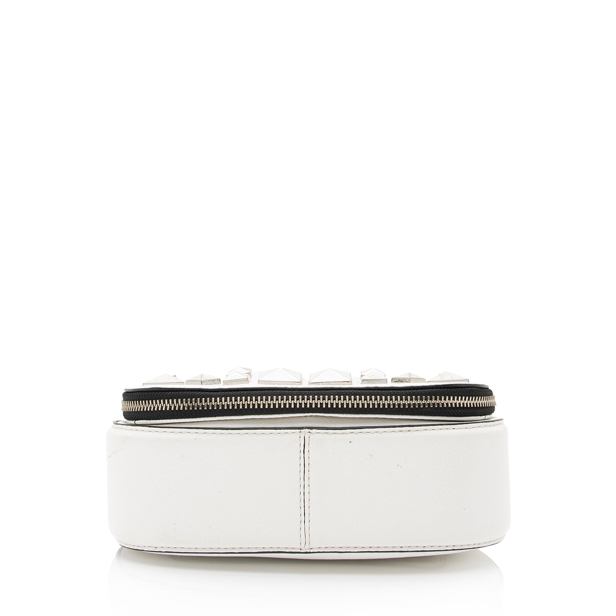 Marc Jacobs Leather Chipped Stud Recruit Nomad Shoulder Bag (SHF-aKW7Bn)