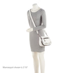 Marc Jacobs Leather Chipped Stud Recruit Nomad Shoulder Bag (SHF-aKW7Bn)