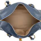 Marc Jacobs Leather Fulton Large Satchel (SHF-KUT7lS)