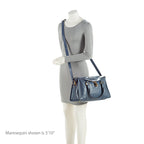 Marc Jacobs Leather Fulton Large Satchel (SHF-KUT7lS)