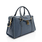 Marc Jacobs Leather Fulton Large Satchel (SHF-KUT7lS)