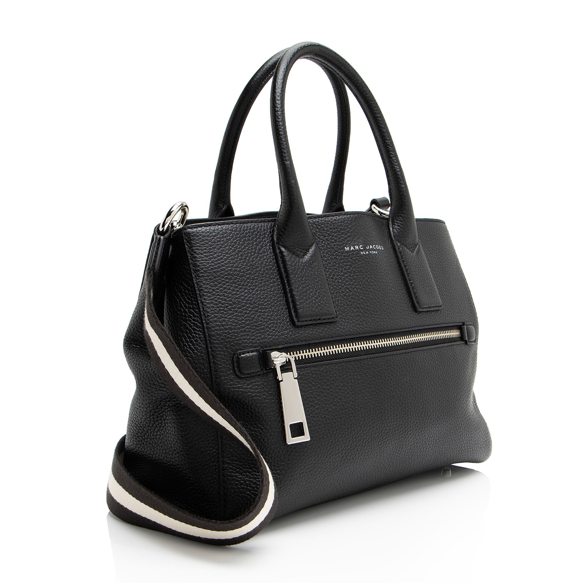 Marc Jacobs Leather Gotham Satchel (SHF-7DZN6a)