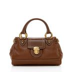 Marc Jacobs Leather Guinevere Satchel (SHF-14819)