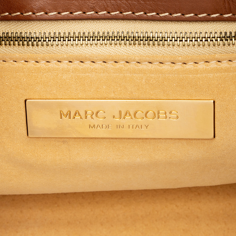 Marc Jacobs Leather Guinevere Satchel (SHF-14819)