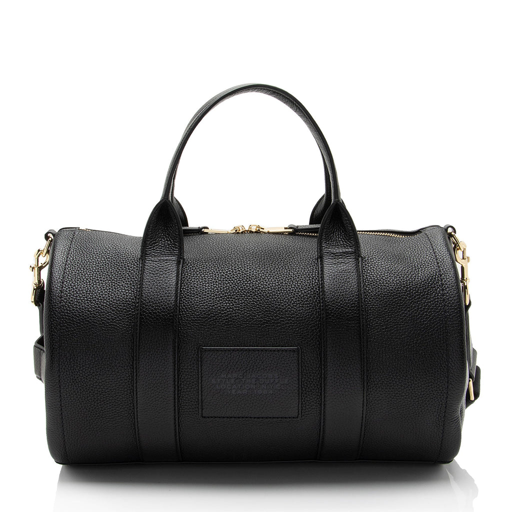Marc Jacobs Leather Large The Duffle Bag (SHF-bAJmLL)