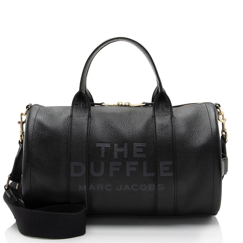 Marc Jacobs Leather Large The Duffle Bag (SHF-bAJmLL)