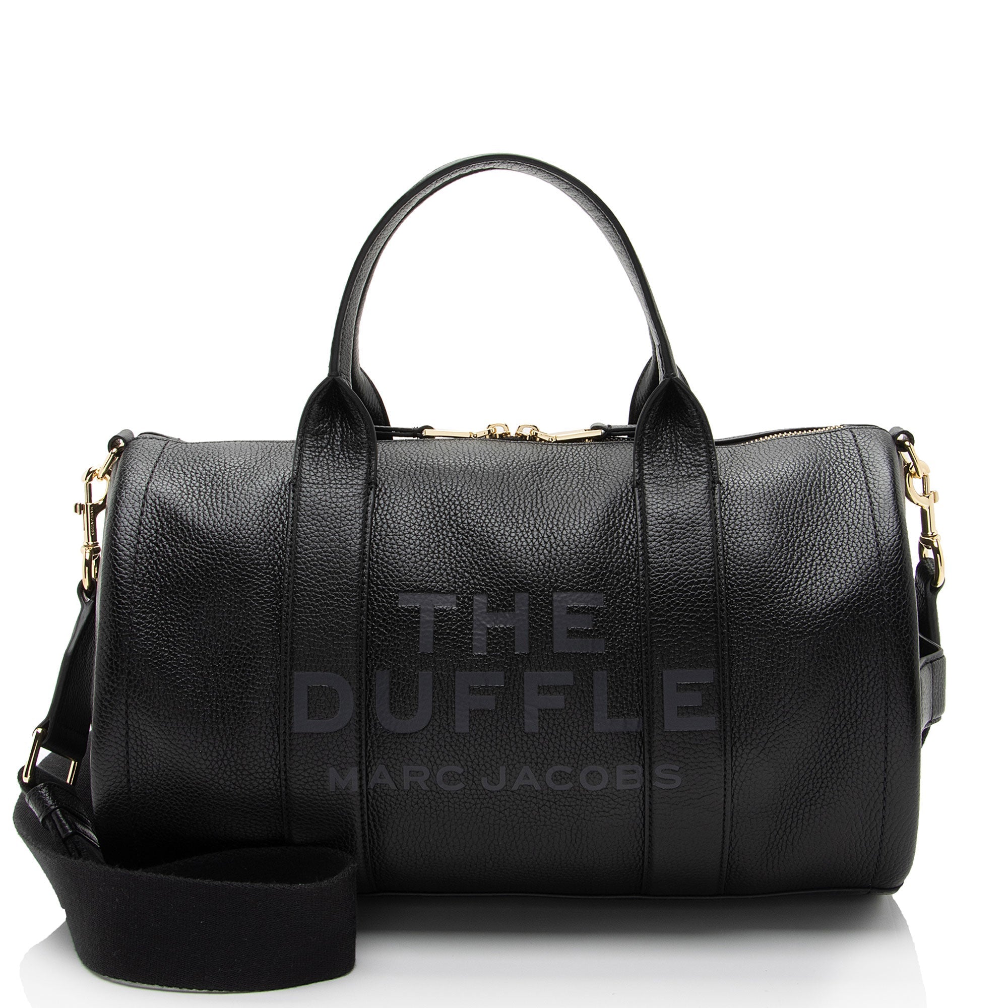 Marc Jacobs Leather Large The Duffle Bag (SHF-bAJmLL)