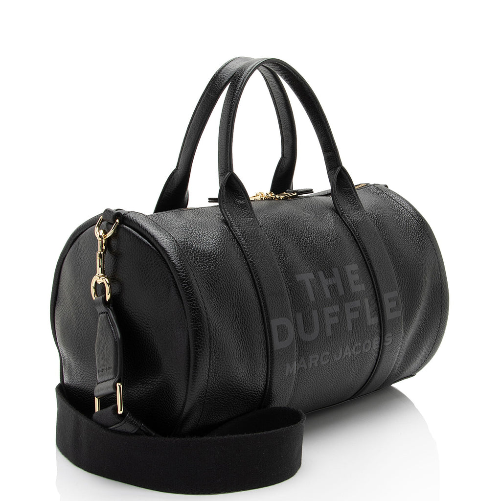 Marc Jacobs Leather Large The Duffle Bag (SHF-bAJmLL)