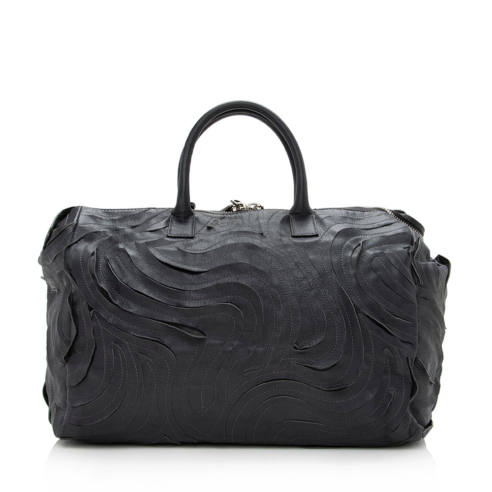 Marc Jacobs Leather Layered Satchel (SHF-14462)