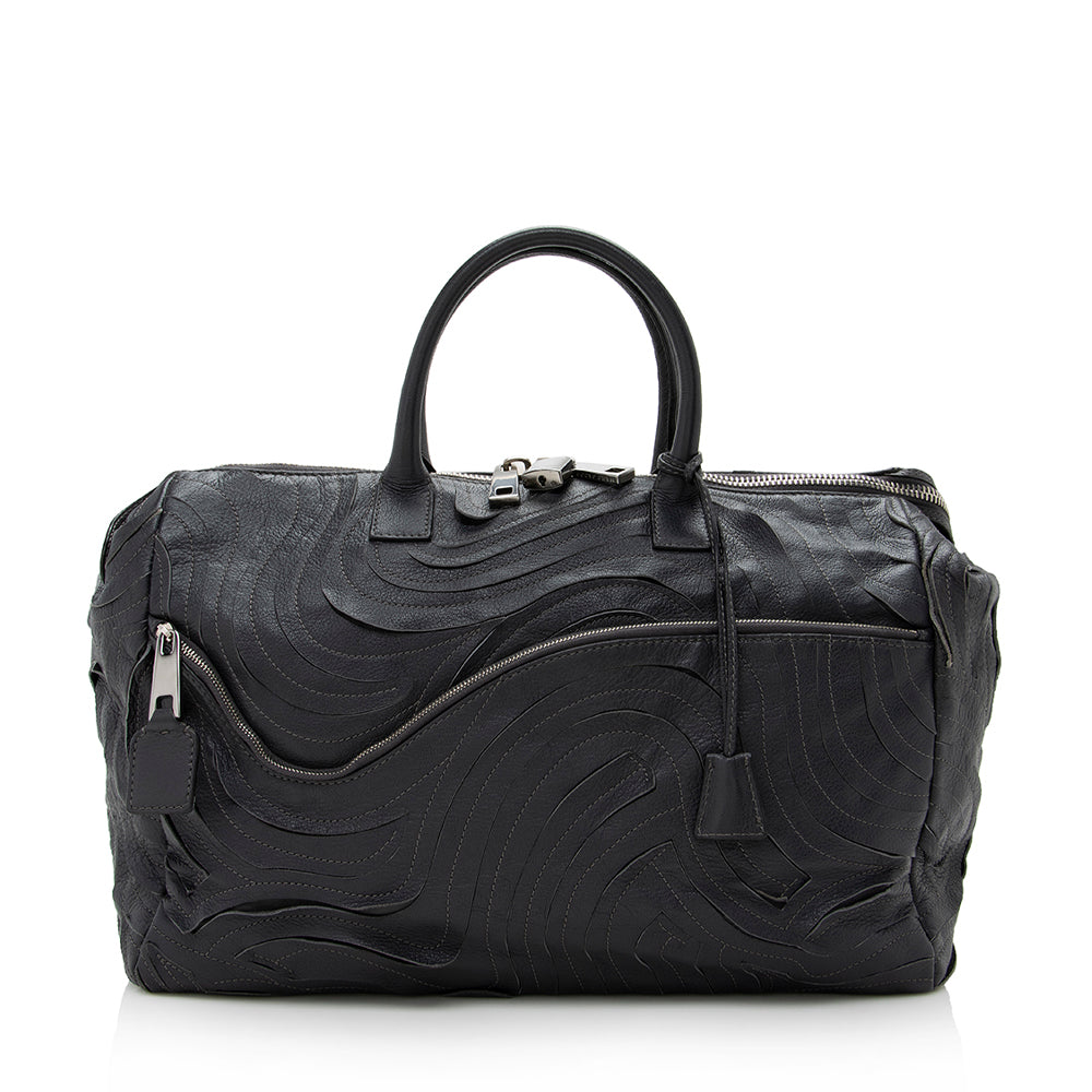 Marc Jacobs Leather Layered Satchel (SHF-14462)