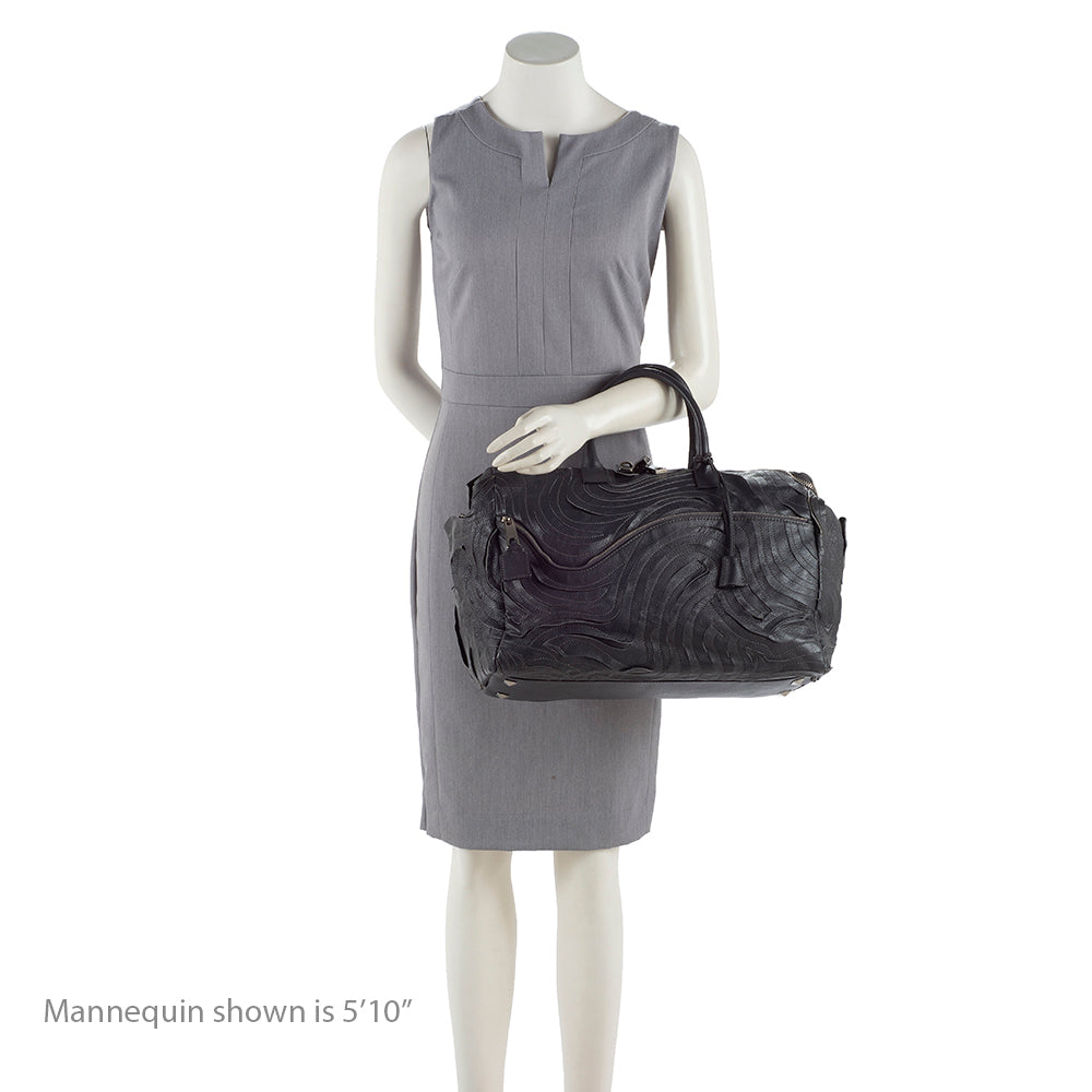 Marc Jacobs Leather Layered Satchel (SHF-14462)
