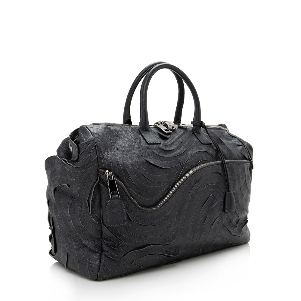 Marc Jacobs Leather Layered Satchel (SHF-14462)