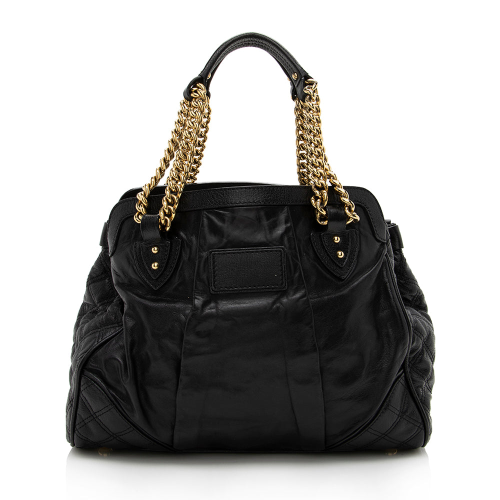 Marc Jacobs Leather Mix Dash Tote (SHF-14134)