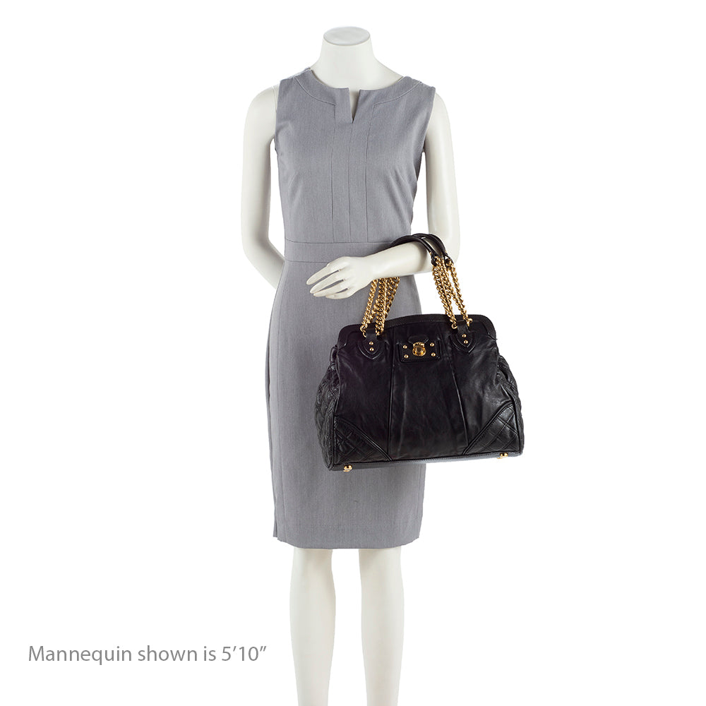 Marc Jacobs Leather Mix Dash Tote (SHF-14134)