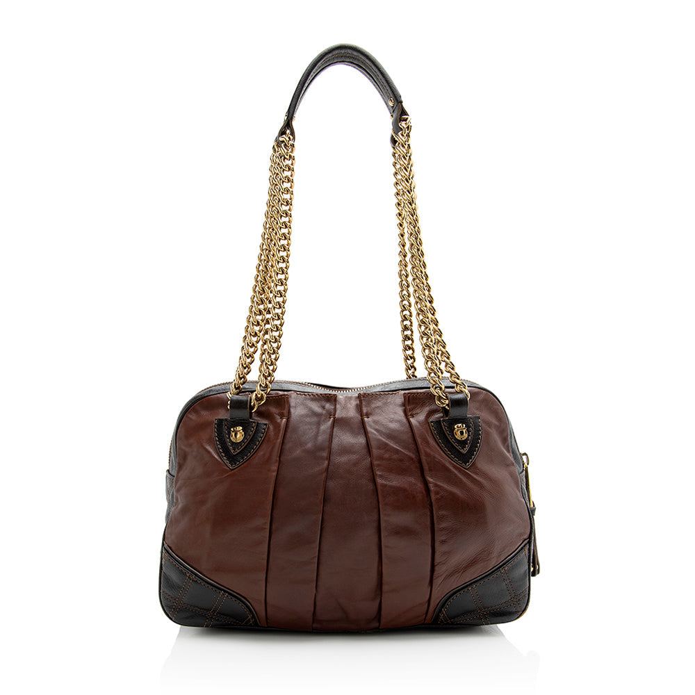 Marc Jacobs Leather Mix Dash Tote (SHF-21697)